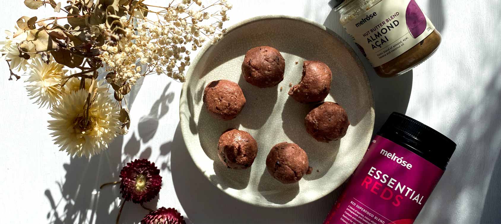 Antioxidant Berry Crunch Balls
 &ndash; Melrose Health