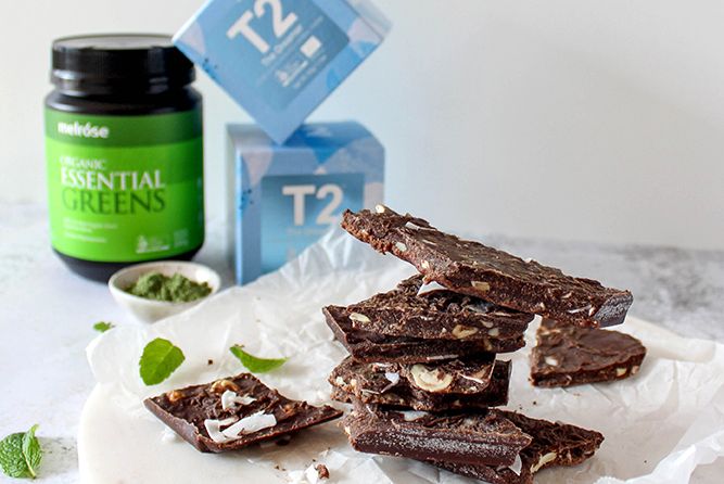 Minty Chocolate Bark – Melrose Health
