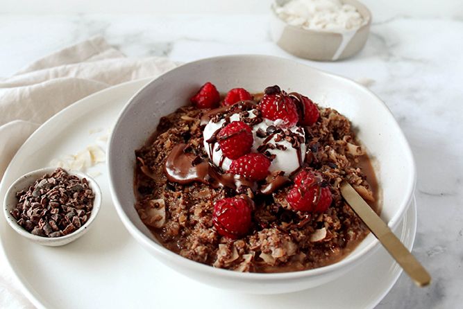 Choc-Coconut Keto Porridge