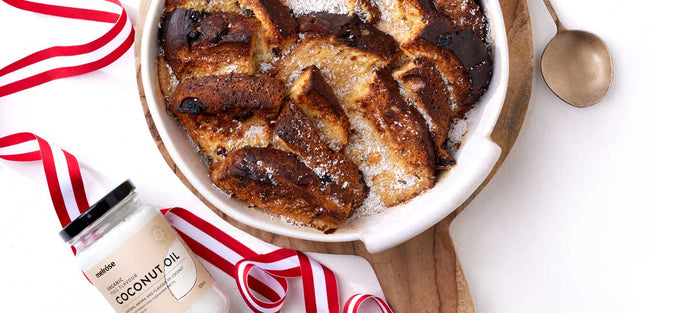 Coconut Panetonne Pudding