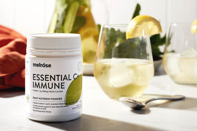 Essential+C Immune Iced Green Tea with Cucumber, Mint and Lemon