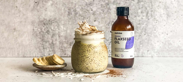 Flaxseed & Banana Breakfast Pudding