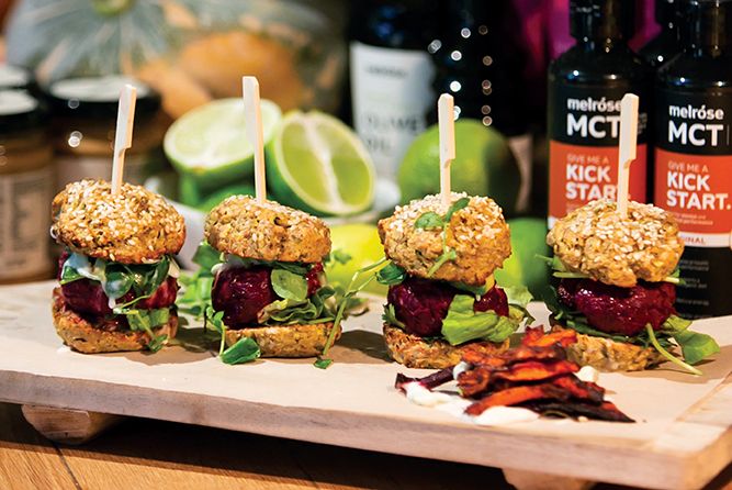 BEEF AND BEETROOT HEALTHY SLIDERS