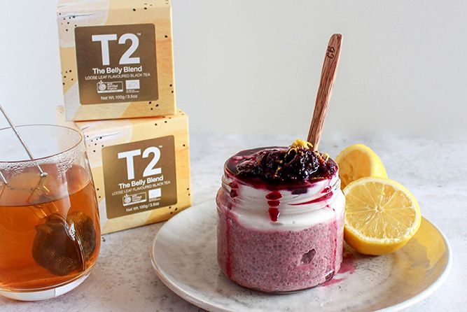 Lemon & Blueberry Chia Pudding