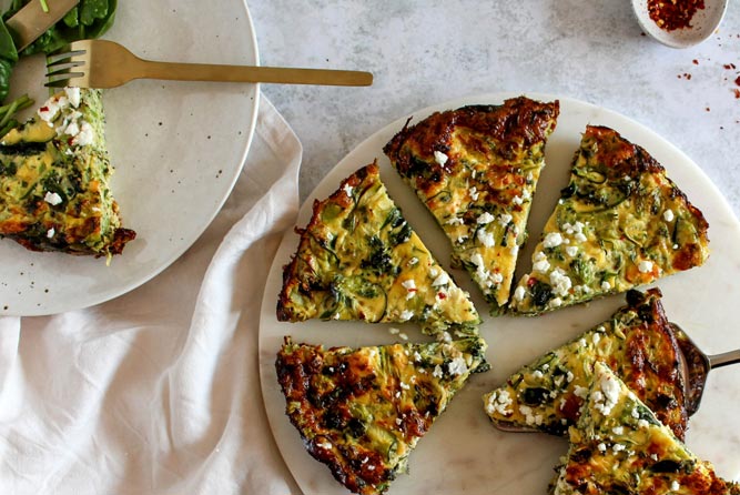 Loaded Greens Frittata