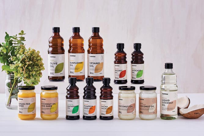 Melrose Healthy Kitchen Oils Comparison Chart