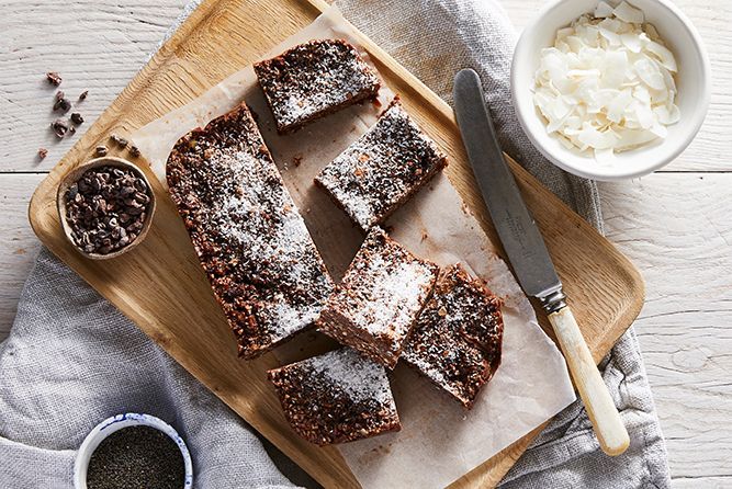NUT FREE BROWNIE BITES