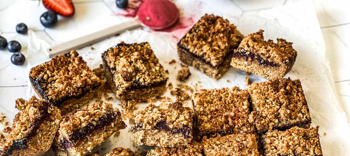 Super Berry Crumble Bars