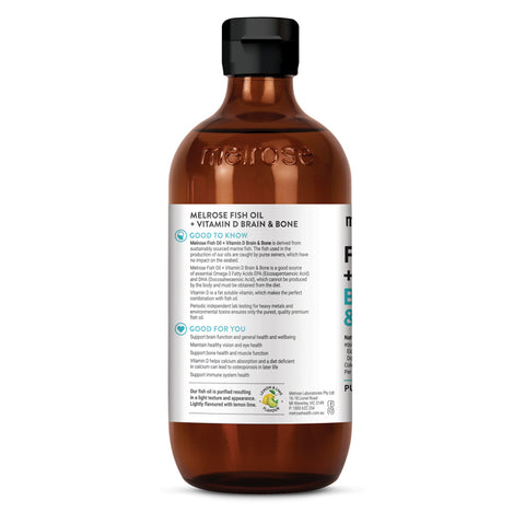 Fish Oil + Vitamin D 500mL