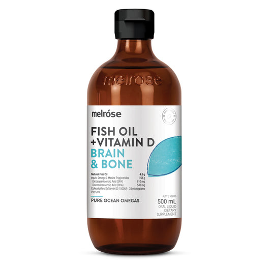 Fish Oil + Vitamin D 500mL