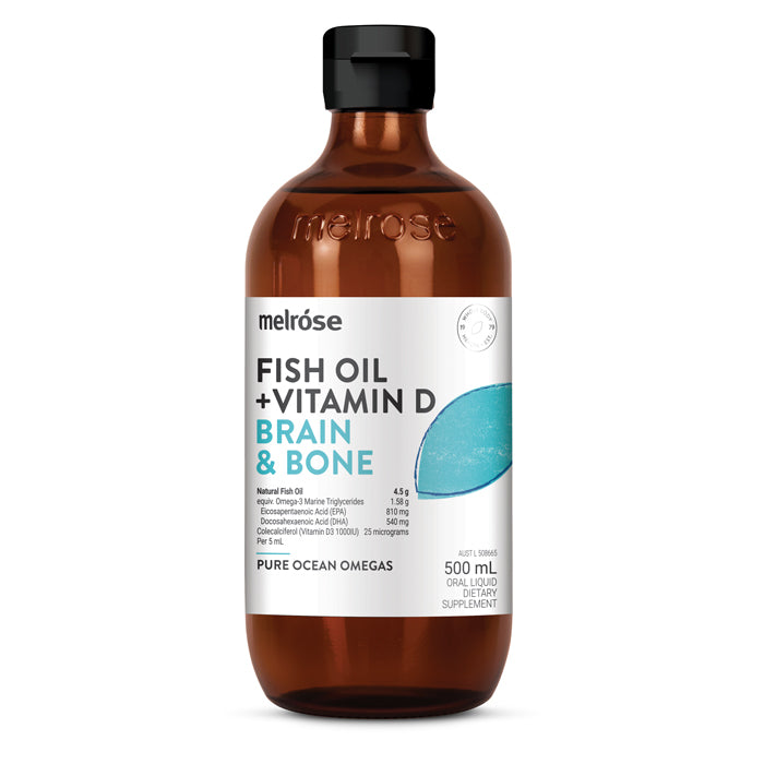 Fish Oil + Vitamin D 500mL