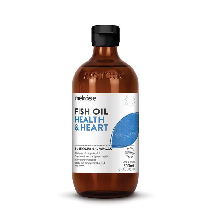 Fish Oil Health and Heart 500ml – Melrose Health