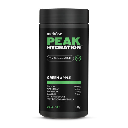 Peak hydration tub - green apple - front