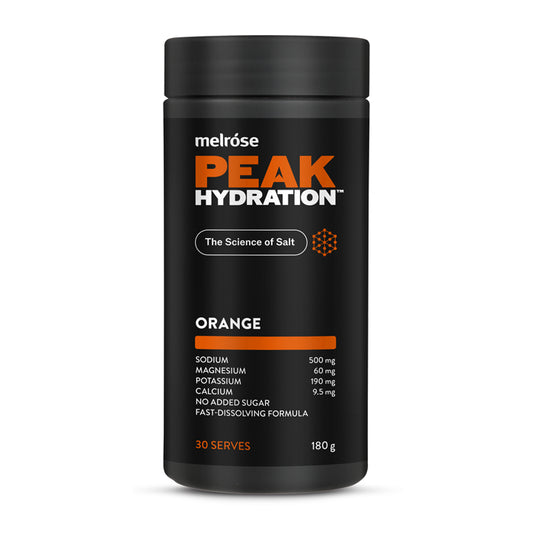 Peak hydration tub - orange - front